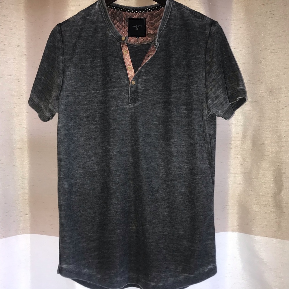 Cohesive and Co short sleeve Henley